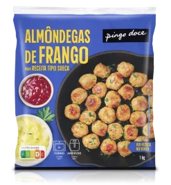 Almôndegas de Frango Tipo Suecas
