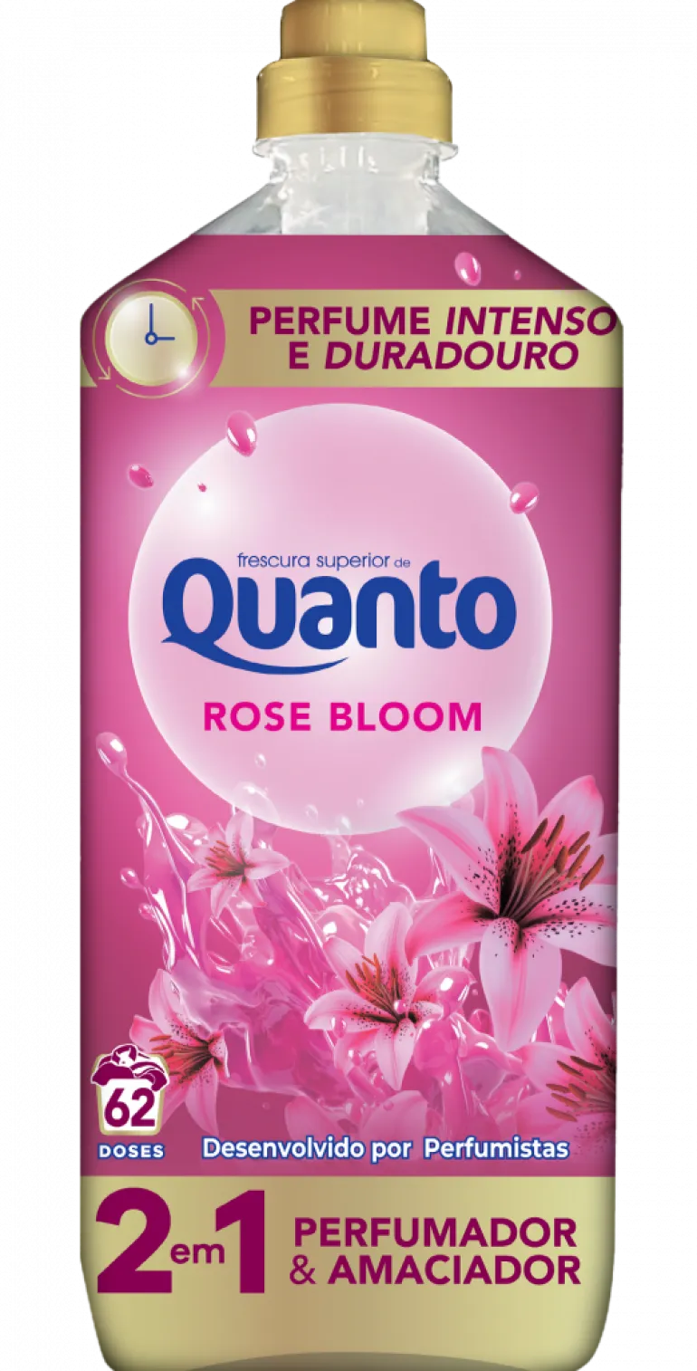 Amaciador Roupa Rose Bloom
