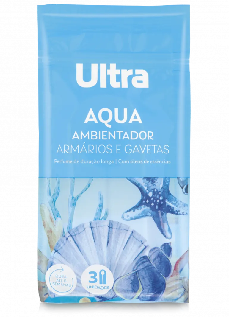 Ambientador para Armários e Gavetas Aqua