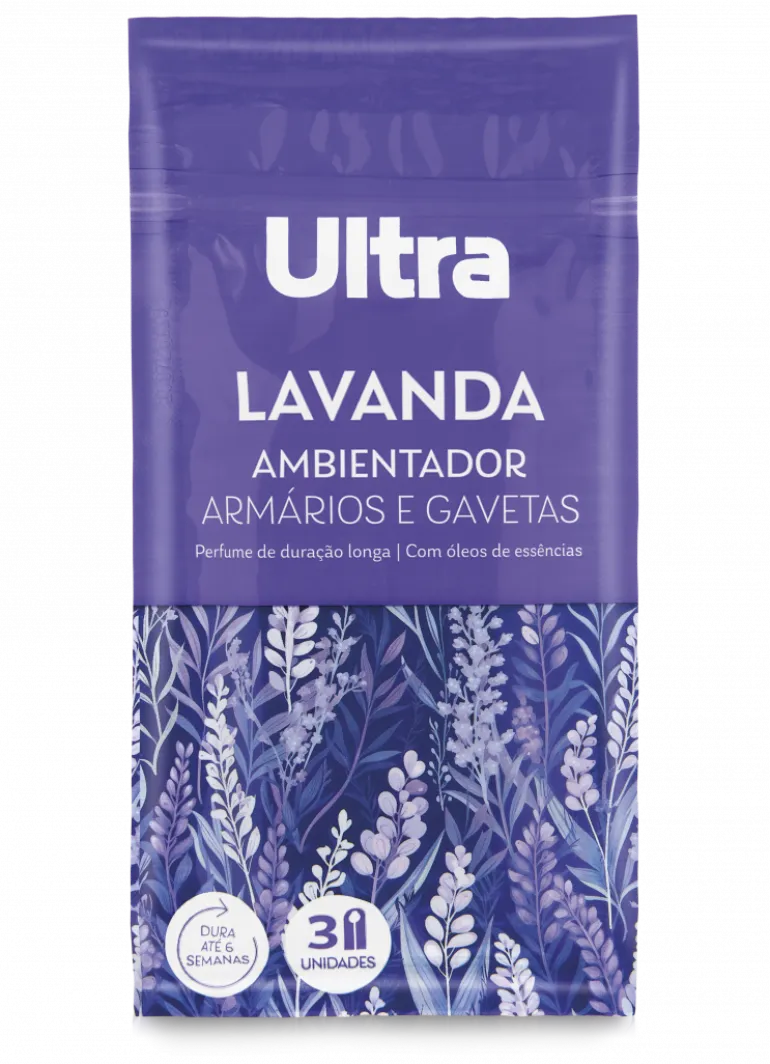 Ambientador para Armários e Gavetas Lavanda