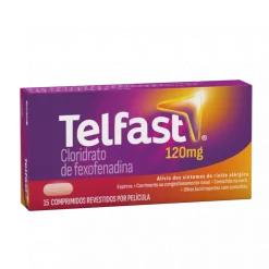 Anti-Alérgico Telfast 120mg 15 comprimidos