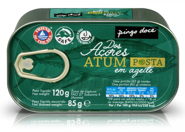 Atum Posta dos Açores em Azeite