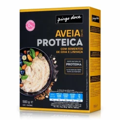 Aveia Proteica Integral com Sementes de Chia e Linhaça