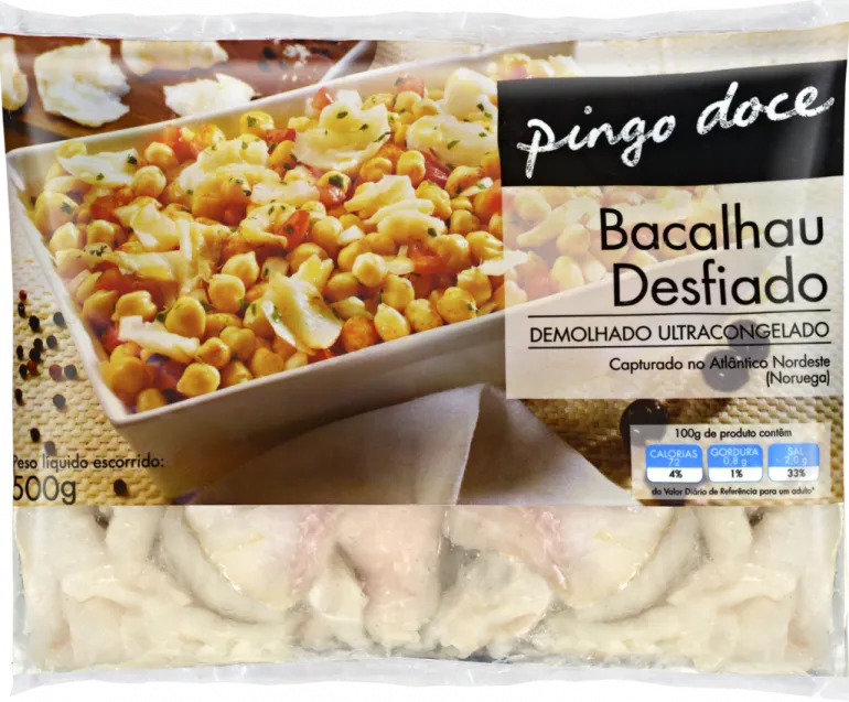 Bacalhau Desfiado Congelado