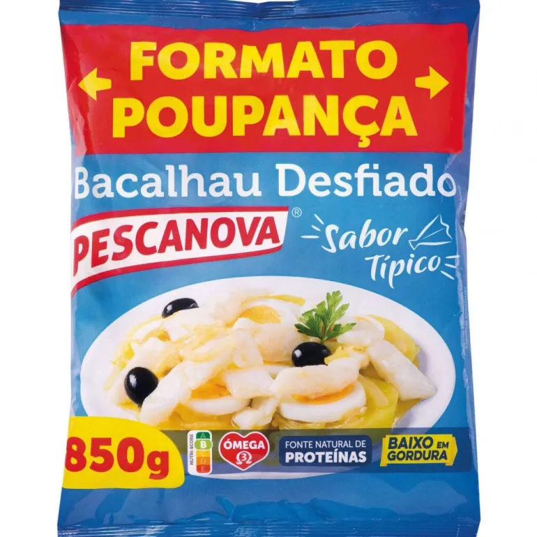 Bacalhau Desfiado Congelado