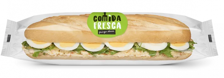 Baguete com Pasta de Delícias do Mar e Ovo