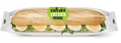 Baguete com Pasta de Frango e Ovo