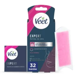 Bandas Depilatórias Cera Expert Facial Pele Normal