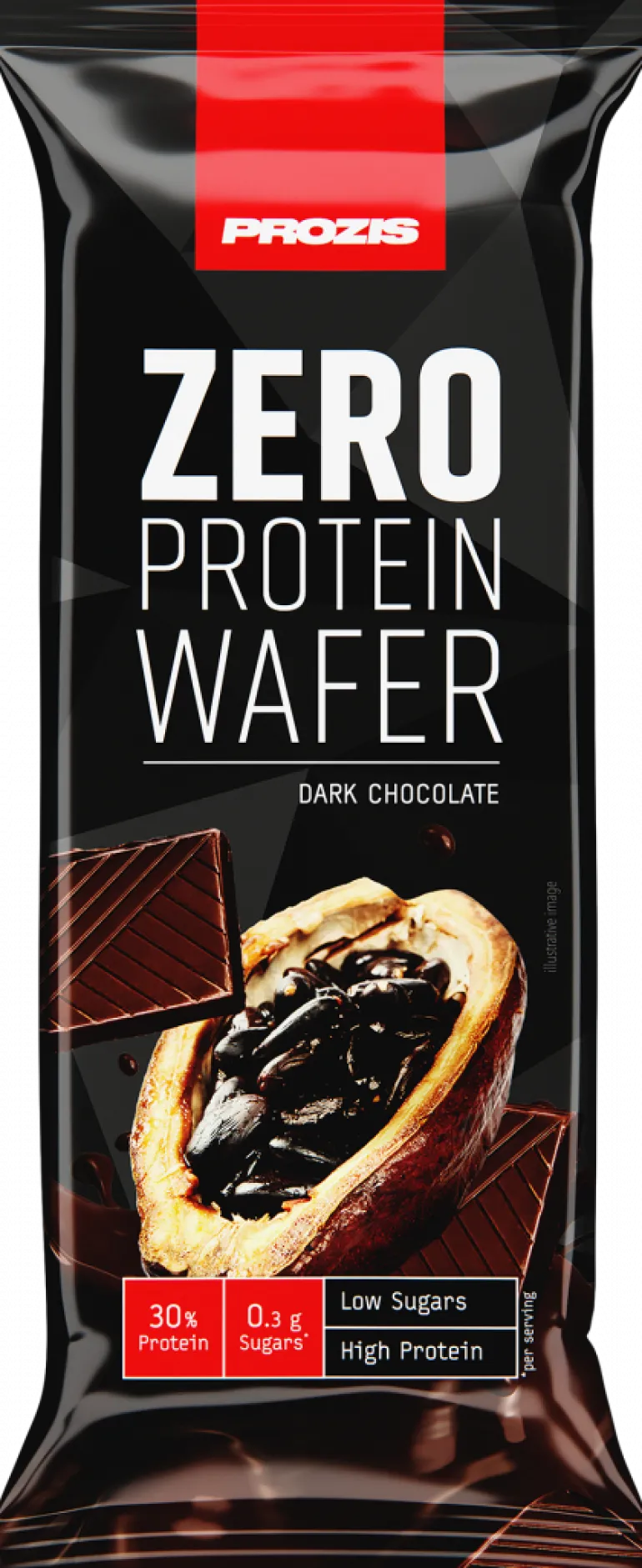 Barra Proteica Zero Wafer Chocolate Negro