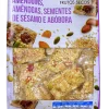 Barras de Amendoins, Amêndoas, Sementes de Sésamo e Abóbora