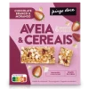 Barras de Aveia e Cereais com Chocolate Branco e Morango