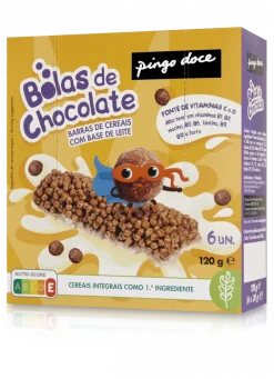 Barras de Cereais com Bolas de Chocolate