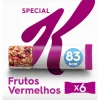 Barras de Cereais de Frutos Vermelhos Special K