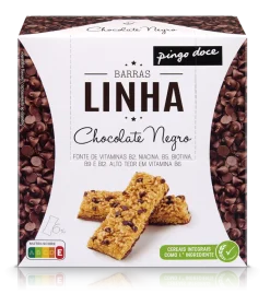 Barras de Cereais Linha Chocolate Negro