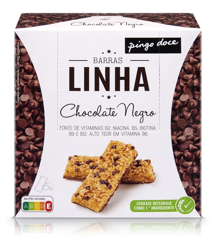 Barras de Cereais Linha Chocolate Negro