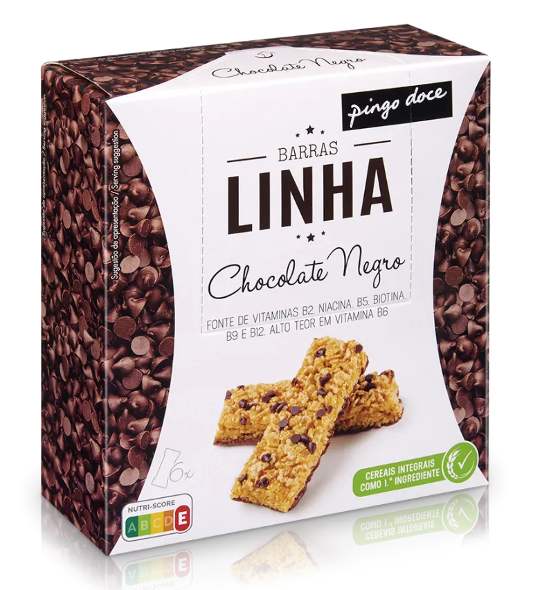 Barras de Cereais Linha Chocolate Negro