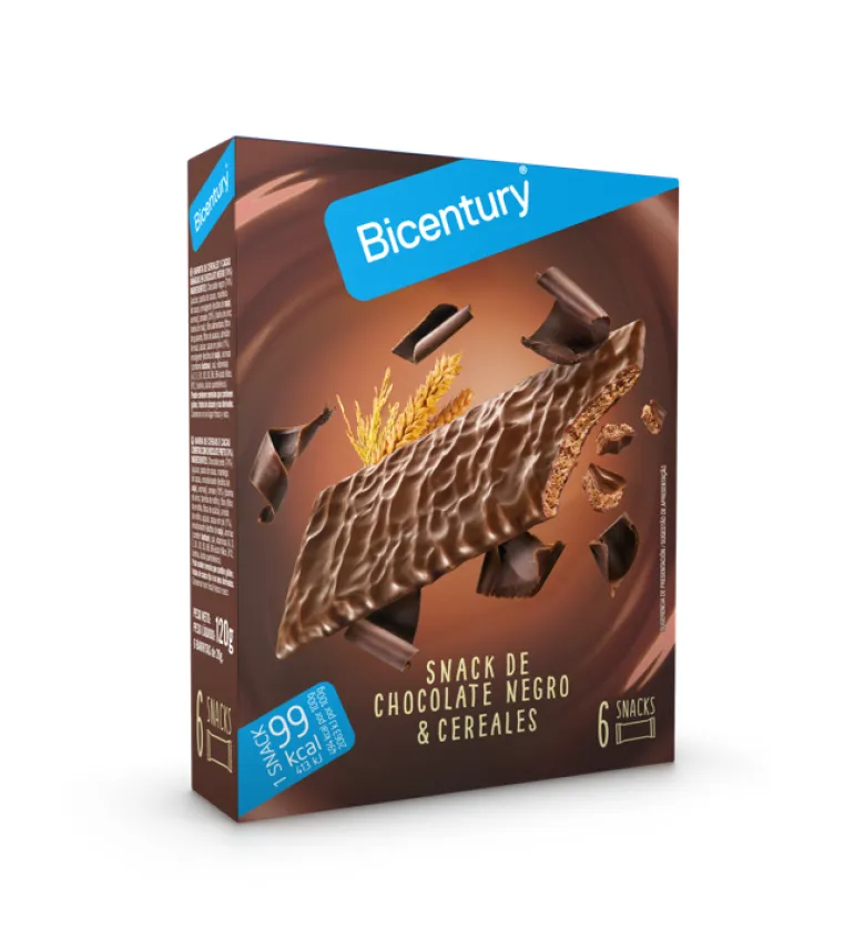 Barras de Chocolate Negro e Cereais