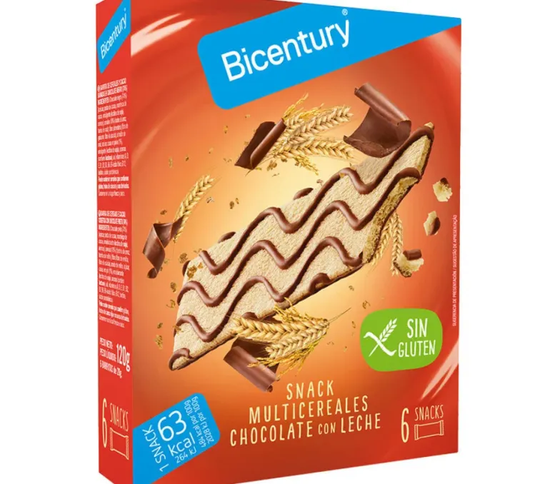 Barras de Multicereais com Chocolate de Leite