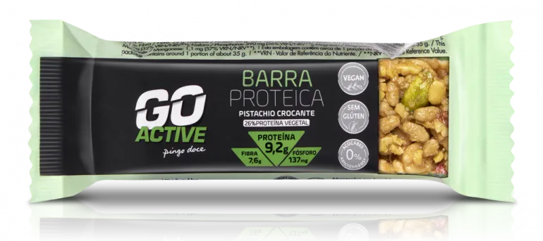 Barras de Proteína com Pistáchio sem Açúcar Pack 3