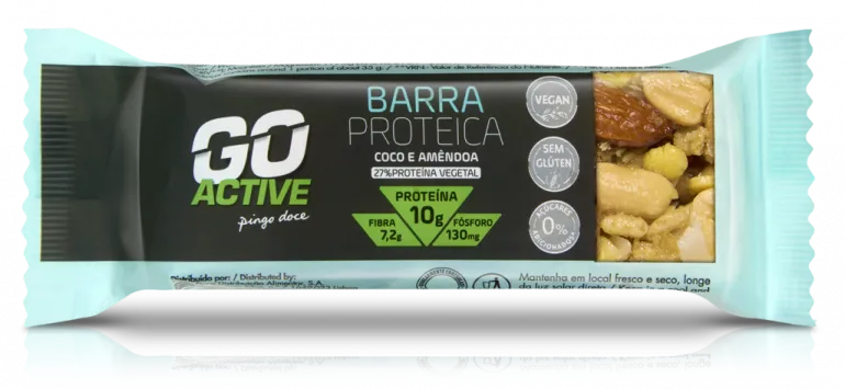Barras de Proteína de Amêndoa sem Açúcar Pack 3