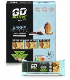 Barras de Proteína de Amêndoa sem Açúcar Pack 3