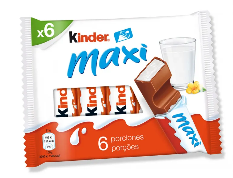 Barrinhas de Chocolate Kinder Maxi