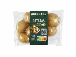 Batata com Pele Cozida a Vapor em Vácuo