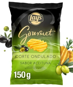 Batatas Fritas Gourmet Azeitona Corte Ondulado