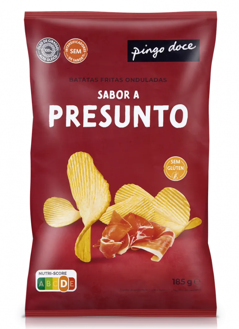 Batatas Fritas Onduladas Presunto
