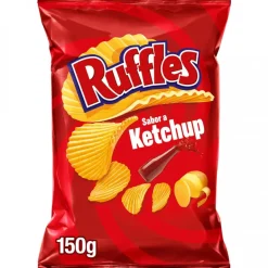 Batatas Fritas Onduladas Ruffles Ketchup