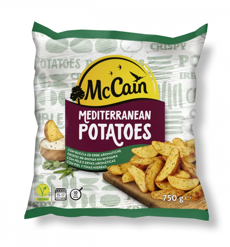 Batatas Mediterrâneas Congeladas