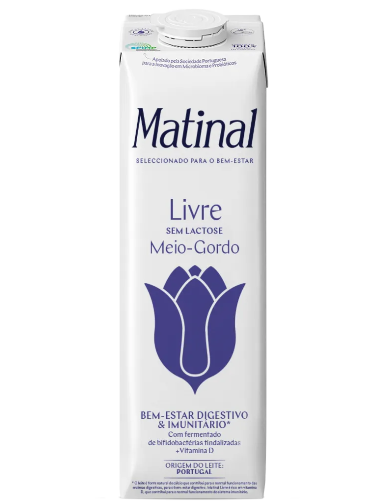 Bebida de Leite UHT Livre Meio Gordo