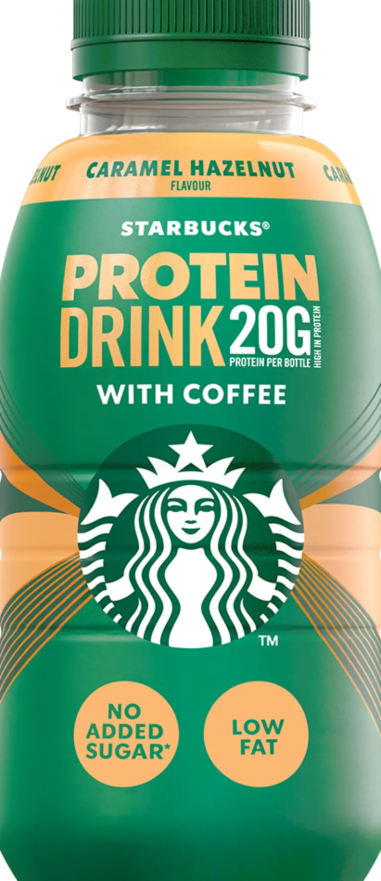 Bebida Proteica com Café, Caramelo e Avelã