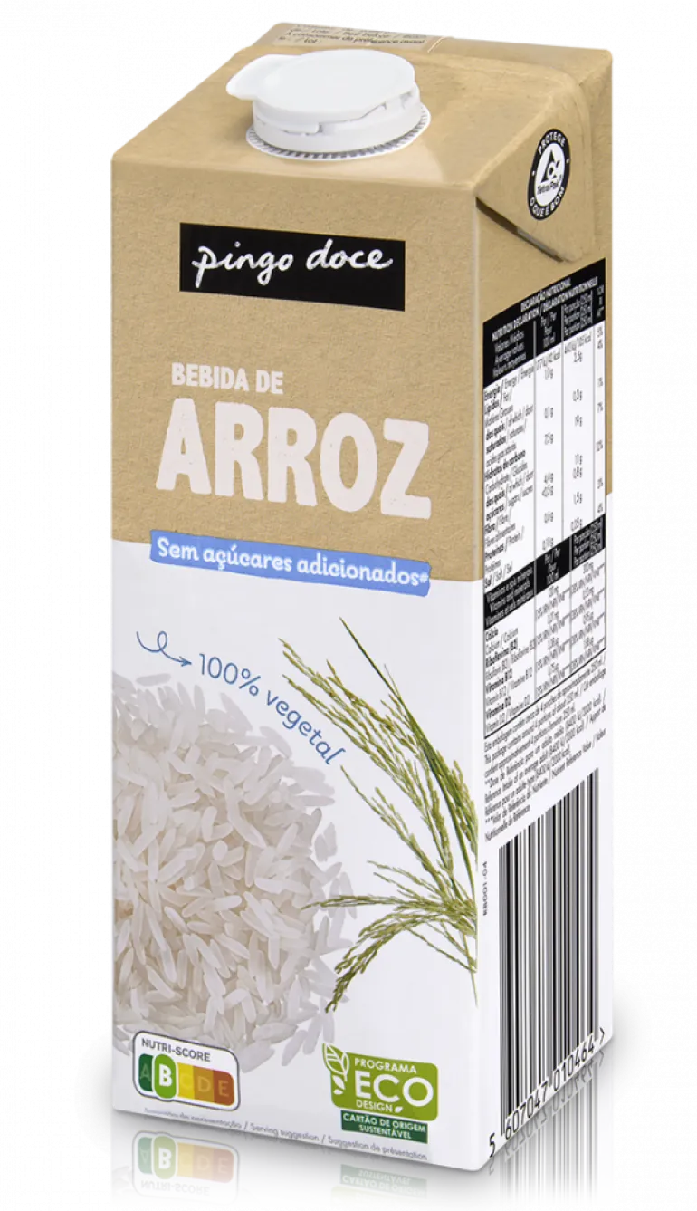 Bebida Vegetal de Arroz sem Açúcar