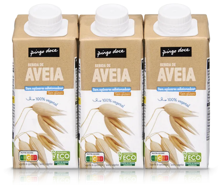 Bebida Vegetal de Aveia sem Açúcar Pack 3