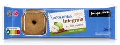 Biscoitos Argolas Integrais de Maçã e Canela