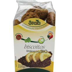 Biscoitos com Limão e Chia Biológicos