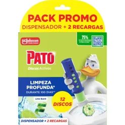 Bloco Sanitário Discos Lima Dispensador + 2 Recargas