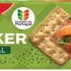 Bolacha Cracker Integral com Chia