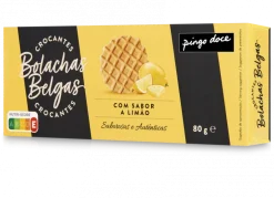 Bolachas Belgas com Sabor a Limão