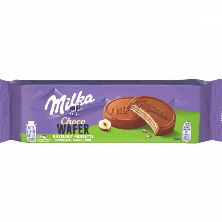Bolachas Choco Wafer Avelã