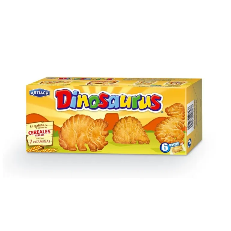 Bolachas com Cereais Dinosaurus Pack 6
