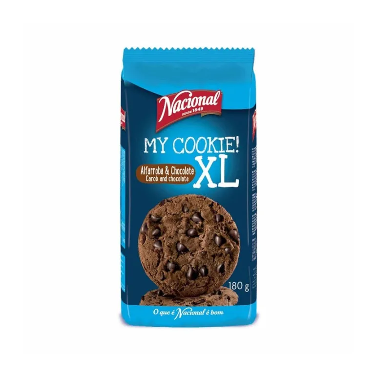 Bolachas Cookie XL Chocolate e Alfarroba