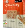 Bolachas Crackers com Sal na Superfície