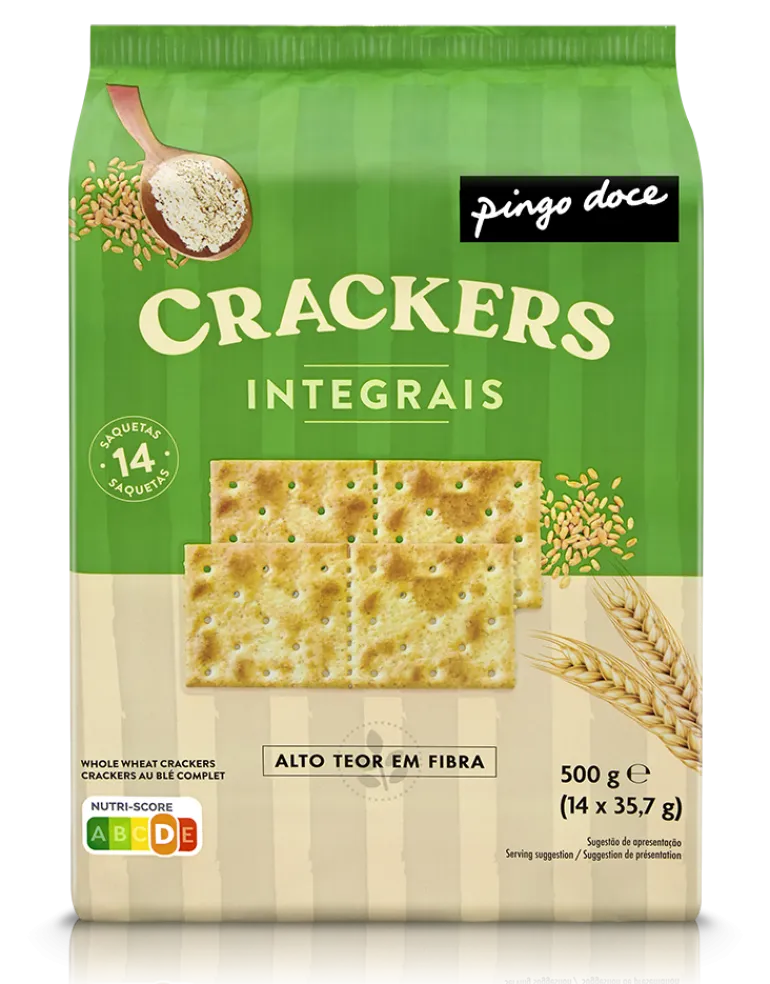 Bolachas Crackers Integrais