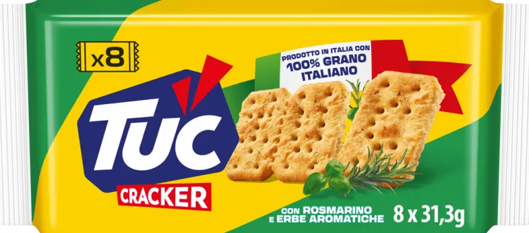 Bolachas Cracker Tuc com Ervas Aromáticas