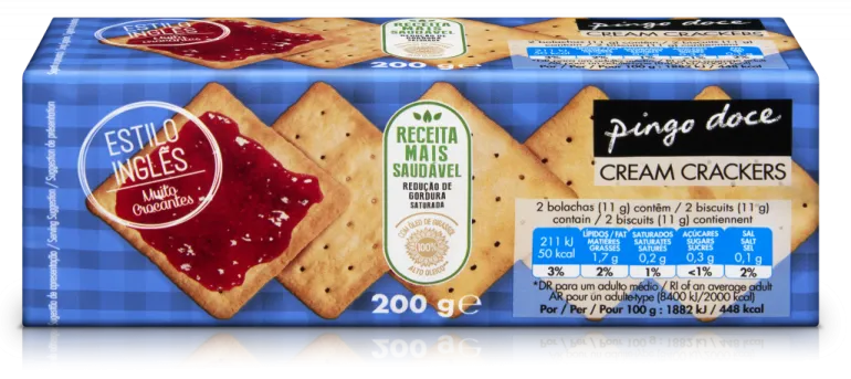 Bolachas Cream Cracker