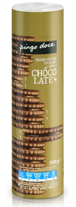 Bolachas de Cacau com Recheio de Chocolate