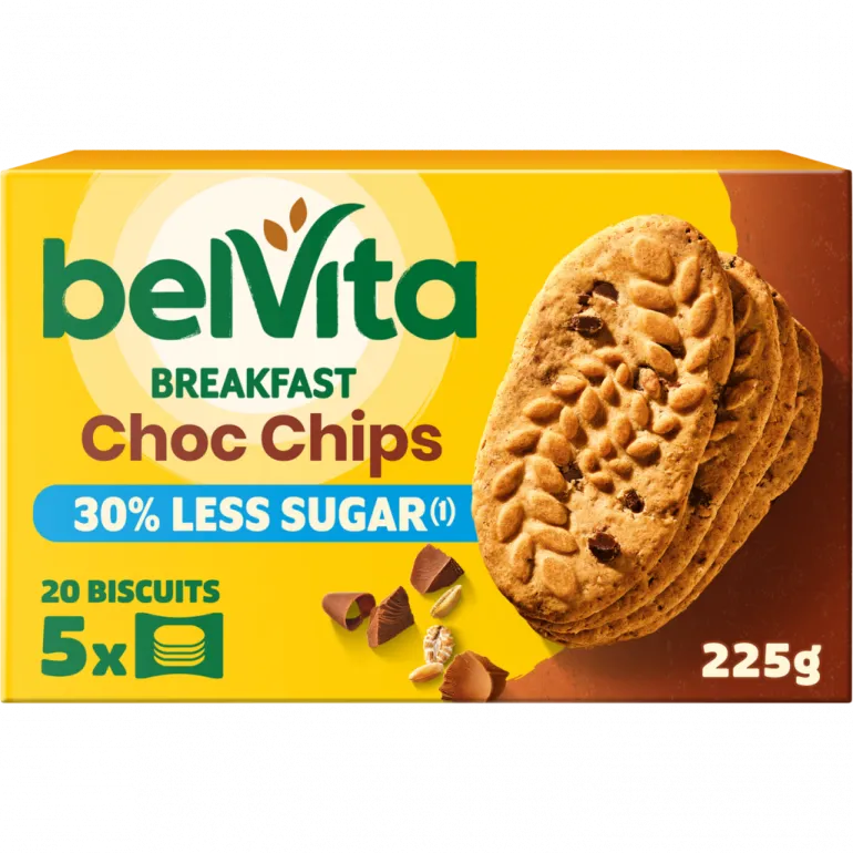 Bolachas de Cereais com Pepitas de Chocolate Menos 30% de Açúcar