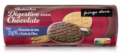 Bolachas Digestivas Cobertas de Chocolate de Leite